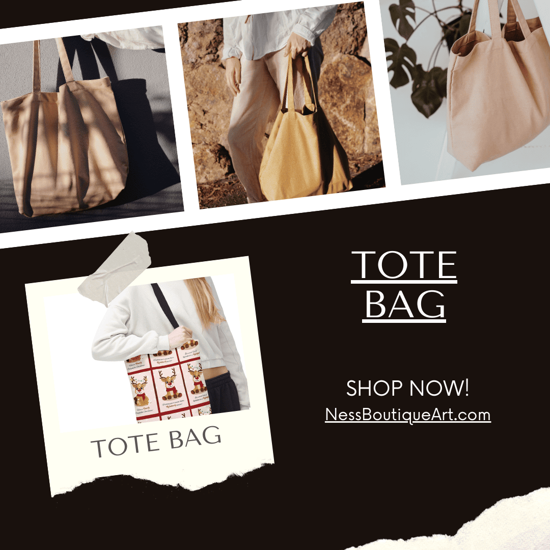 Tote Bag Collection Instagram Post - Nessboutiqueart