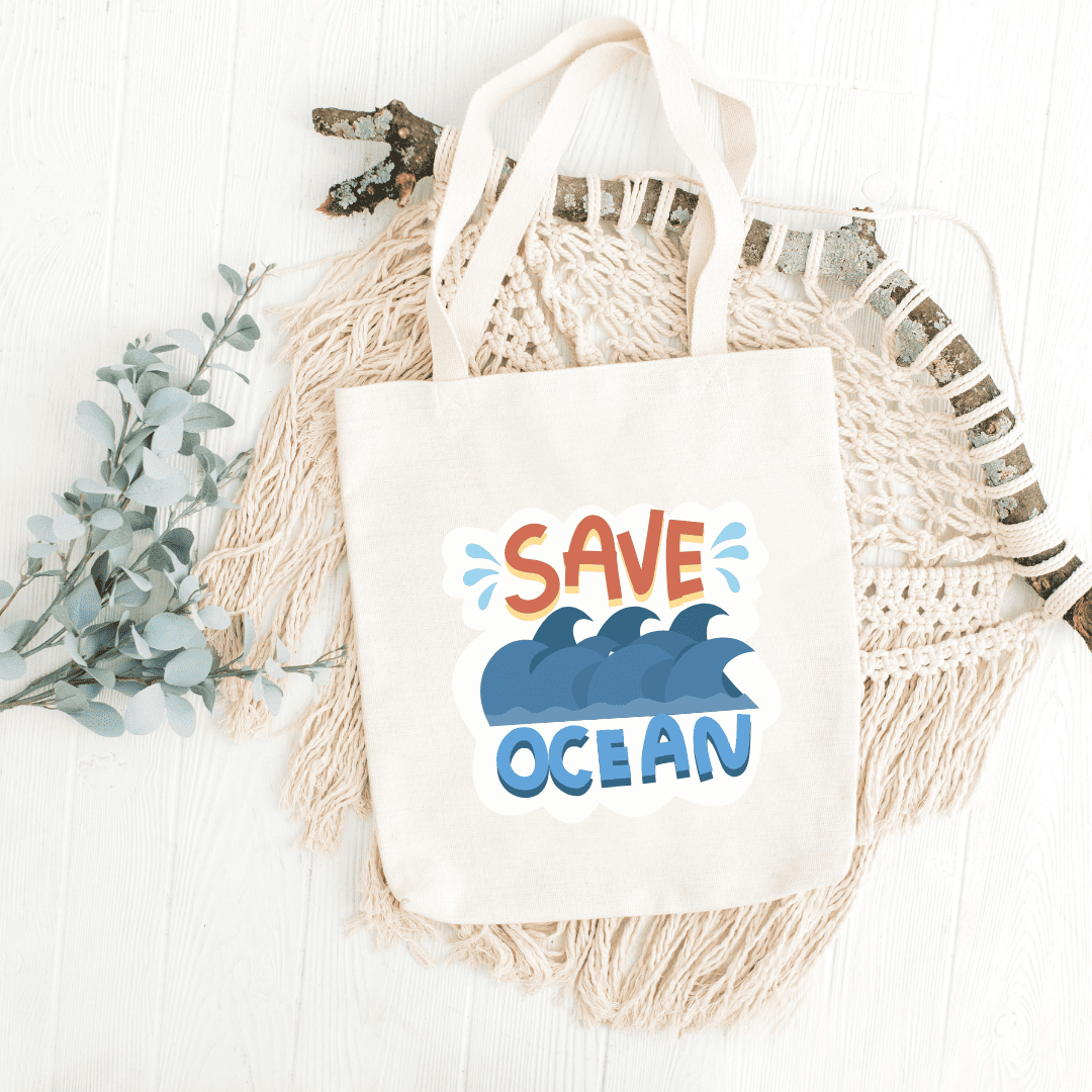 White And Blue Tote Bag Mockup Instagram Post - Nessboutiqueart